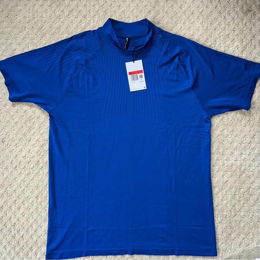 Nike x Matthew M Williams MMW NRG Men’s Mock Neck Polo Shirt Size L DD9436-409